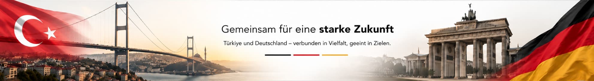 Gemeinsam für eine starke Zukunft — Türkiye und Deutschland, verbunden in Vielfalt, geeint in Zielen